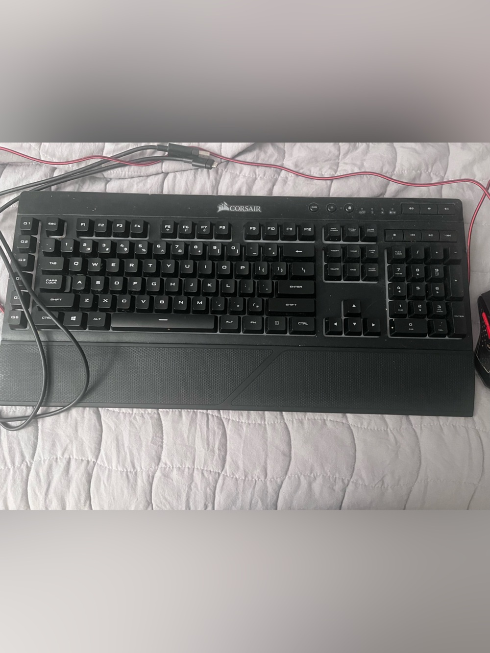 Corsair Gaming Keyboard and RedDragon Gaming mouse